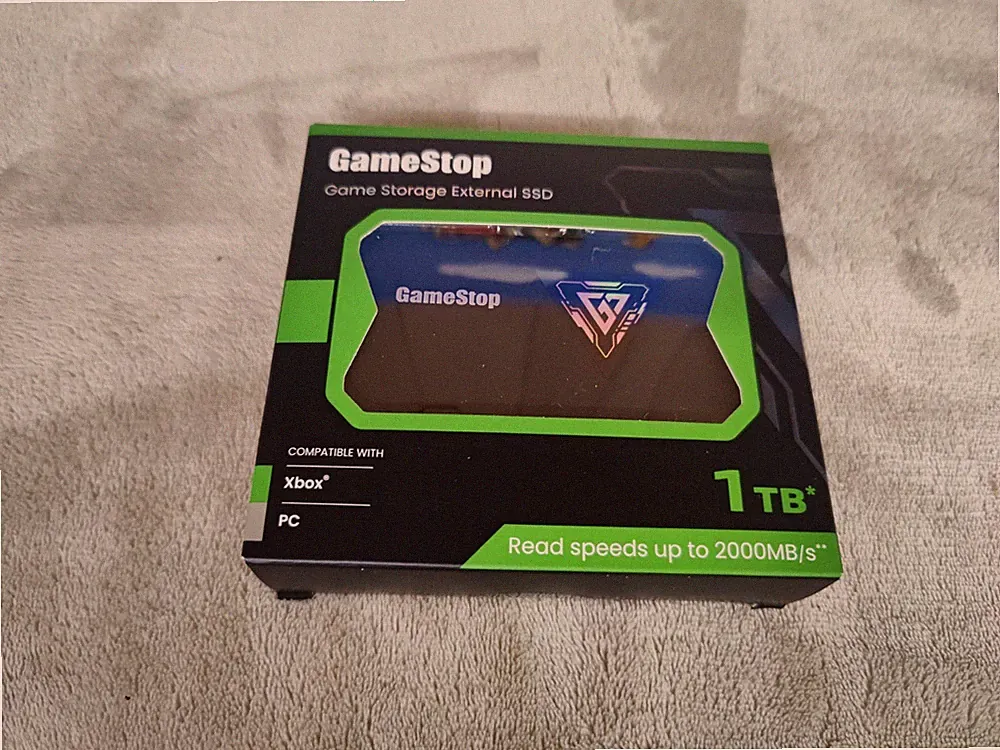 GameStop 1TB Game Storage USB-C External SSD - For Xbox/PC 2000MB/s