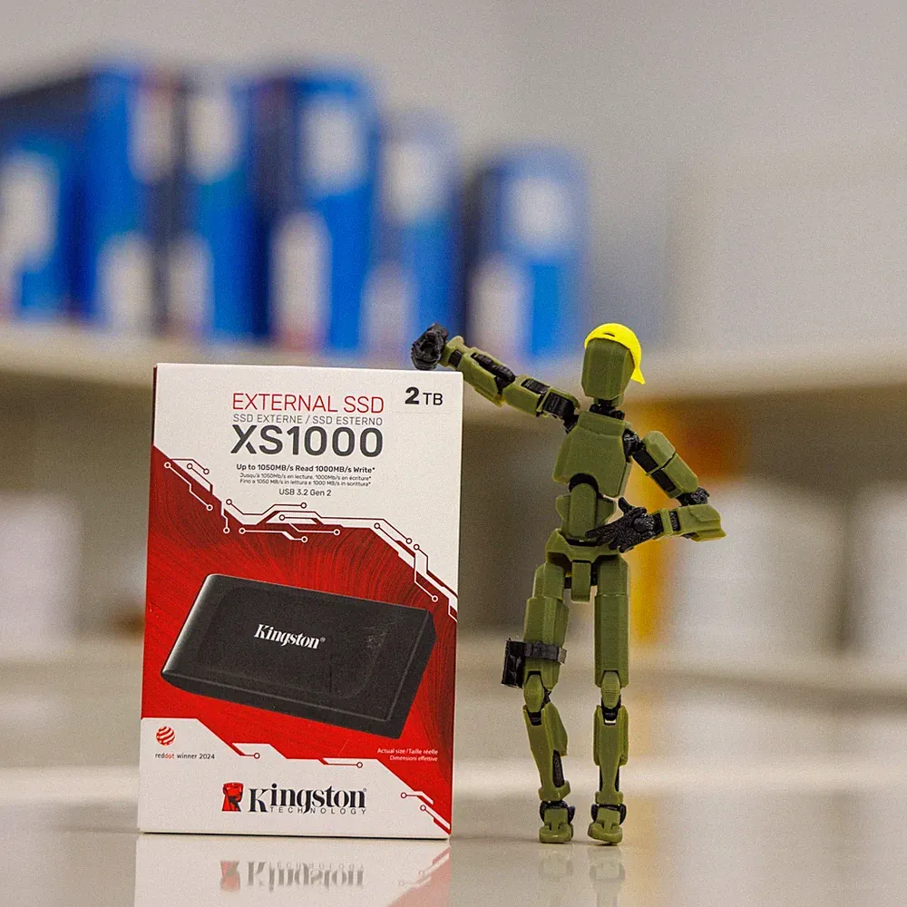 Kingston XS1000R 2TB SSD | Pocket-Sized USB 3.2 Gen 2 External Solid Hard Drive